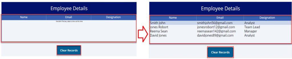 How to Make the Data Table Empty using Variables in Power Apps