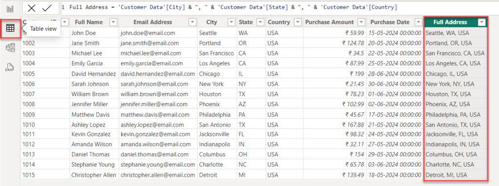 How to Merge Two Columns in Power BI using DAX