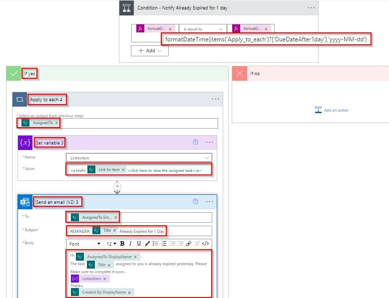 How to Send Multiple reminders using Microsoft flow