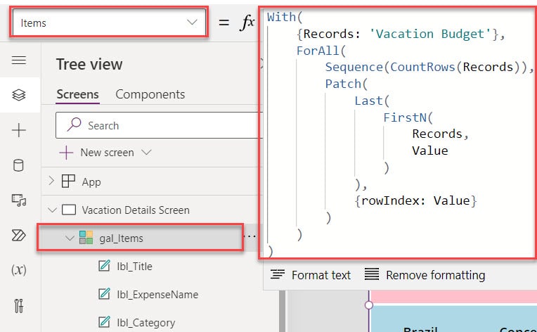 How to Set Alternate Row Color in Power Apps Data Table