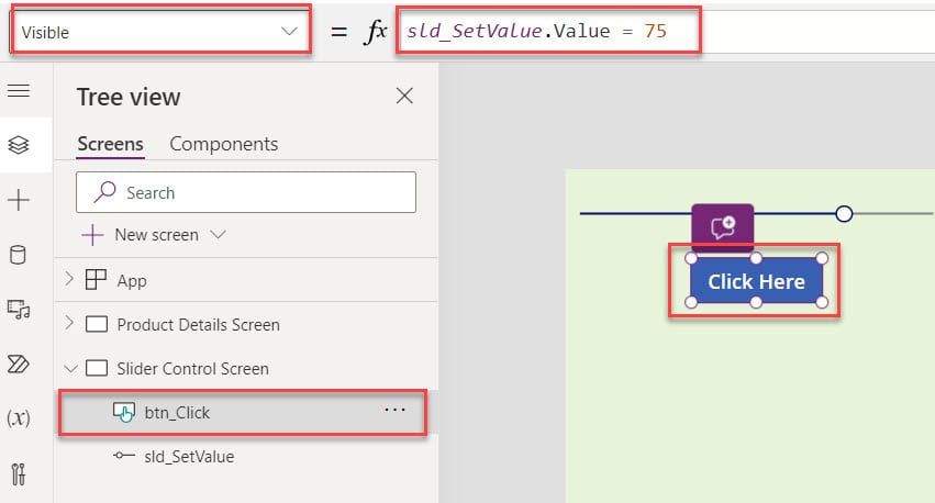 How to Set Power Apps Set Slider Value