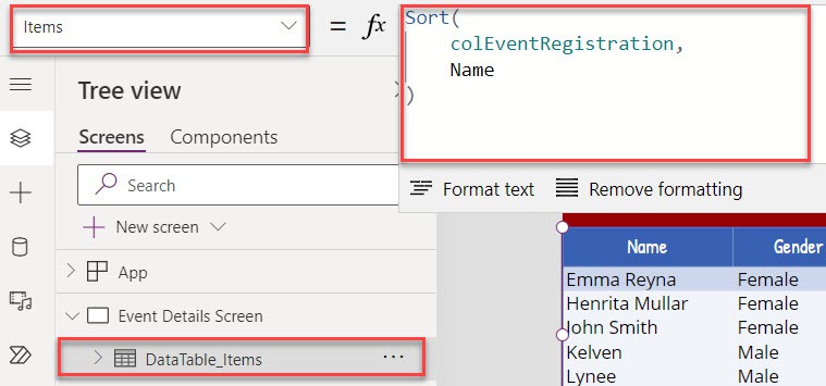 How to Sort a Data Table in Power Apps How to Sort a Data Table in Power Apps