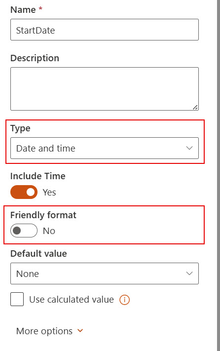 how to switch from friendly date format to standard format in sharepoint list using powershell