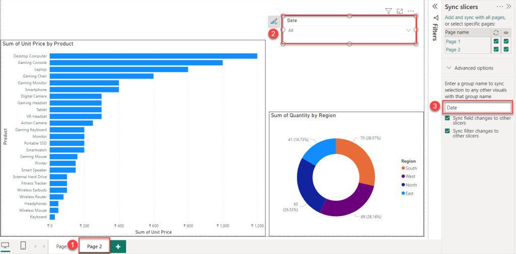 How to Sync a Slicer Across Multiple Pages in Power BI