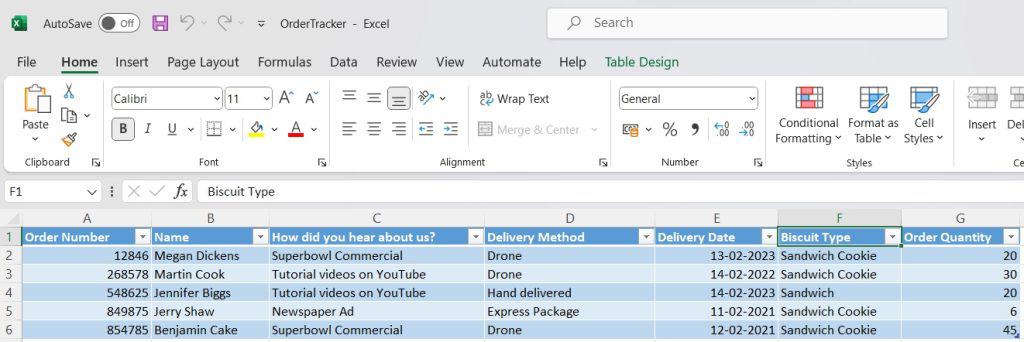 How to transfer data from Word to Excel using Power Automate Desktop