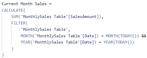 How to use date filter in DAX Power BI