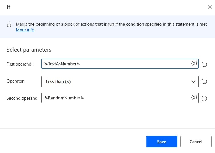 How to use Loops condition in Power Automate Desktop