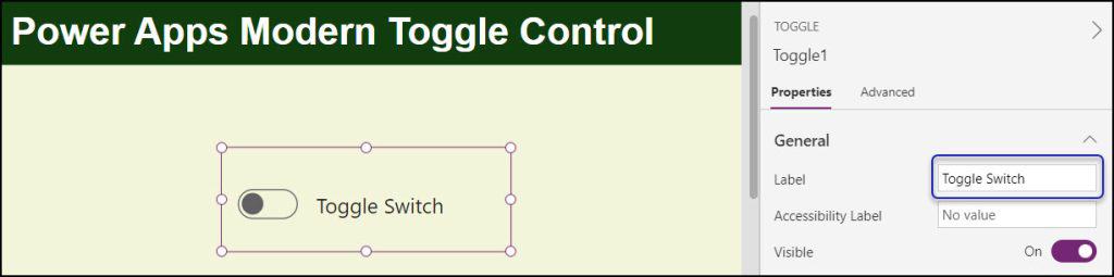 How to Use Power Apps Modern Toggle Control