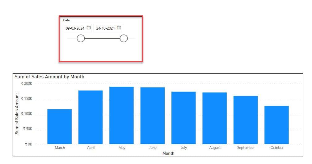 How to use Power BI Date Slicer