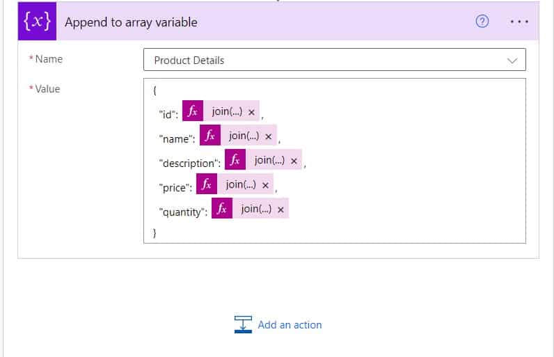 How to xml file to Array using Microsoft flow