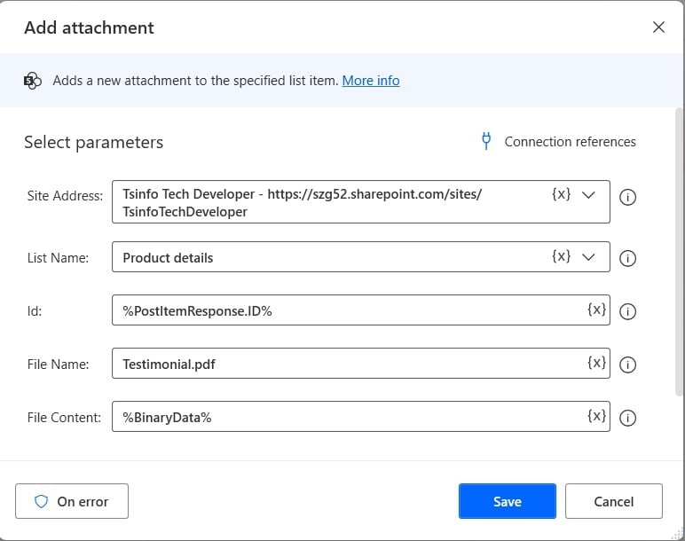 How yo fix error 'Argument 'body' must be 'Binary' in Power automate desktop