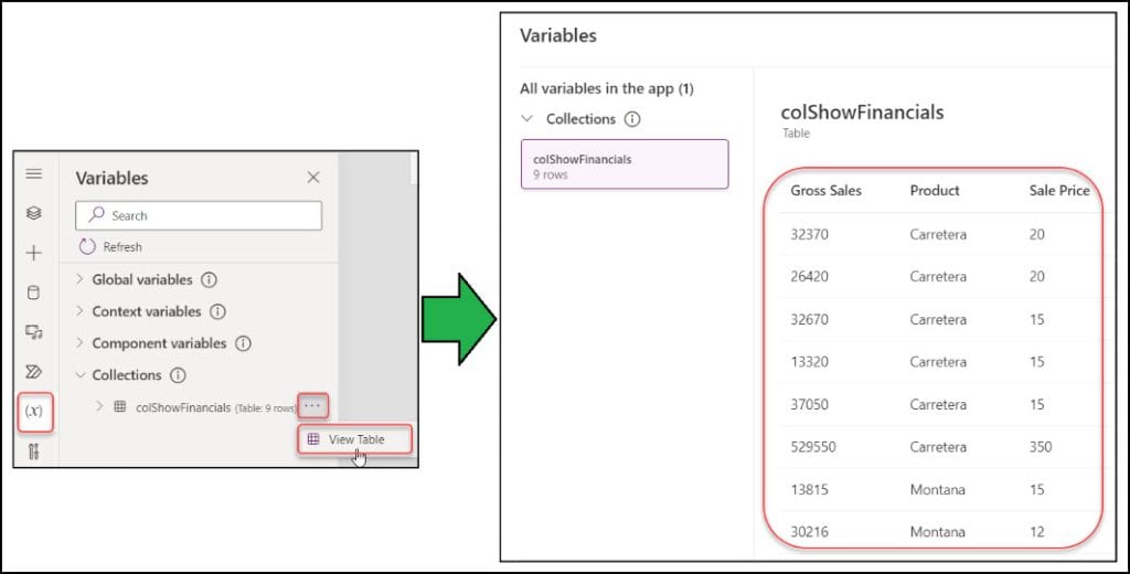 import data from excel in powerapps