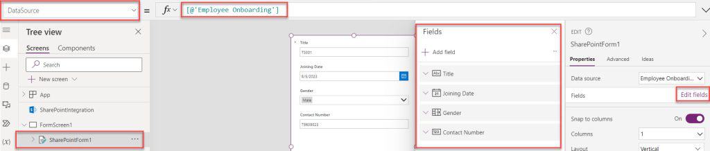 lookup powerapps sharepoint list