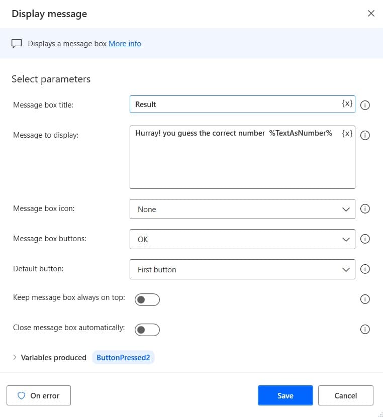  Loops condition action in Microsoft Power Automate Desktop