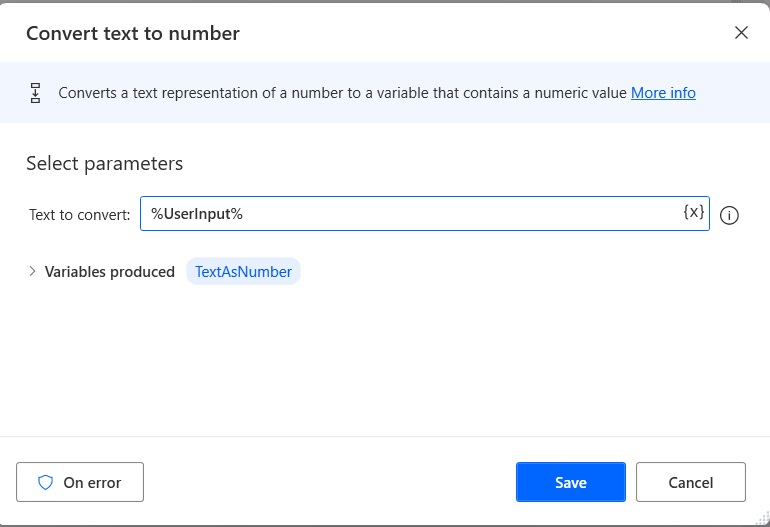 Loops condition action in Power Automate Desktop 