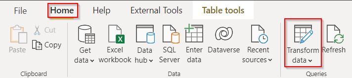 Merge Two Tables in Power BI