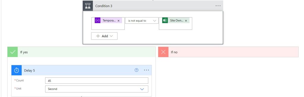 Microsoft flow create SharePoint Group connected team sites from excel