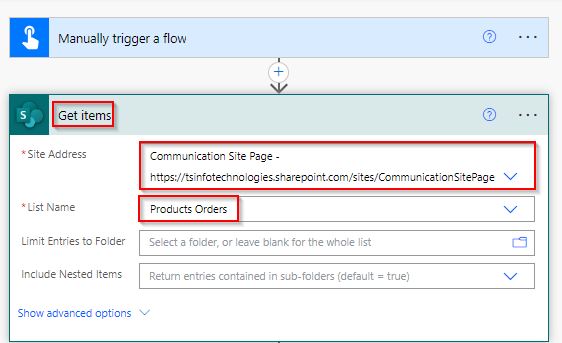 Update SharePoint List Field with today's date in Power Automate