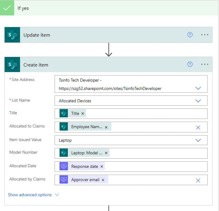 Microsoft power automate approval workflow sharepoint online list