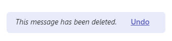 Microsoft teams delete message permanently