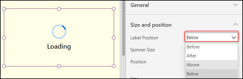 Modern PowerApps Spinner