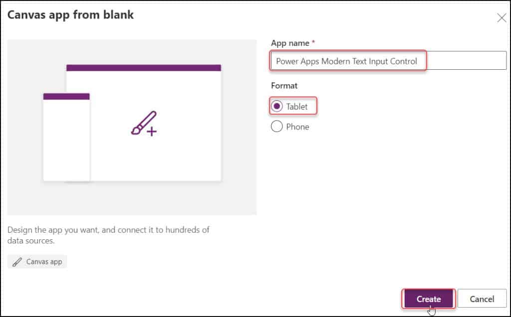 Modern Text input in PowerApps