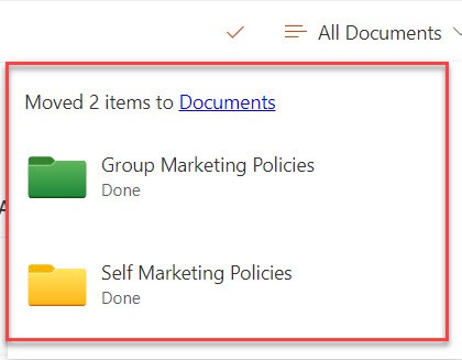 move documents in sharepoint online