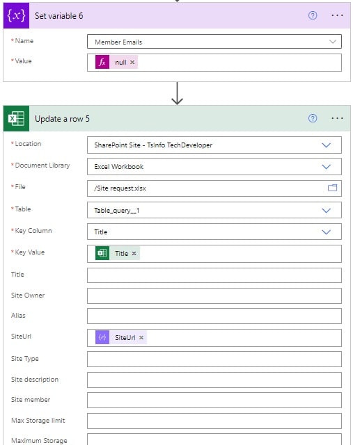 Create Multiple Sites in SharePoint Online using Power Automate from Excel