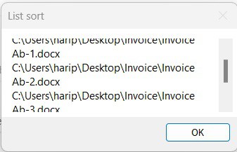 MS Power automate desktop sort list items variable actions