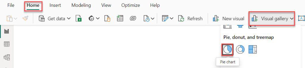 Multiple column values into Pie Chart Power BI