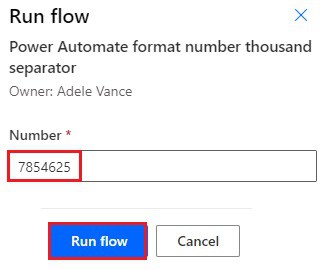 Number Formatting in Power Automate