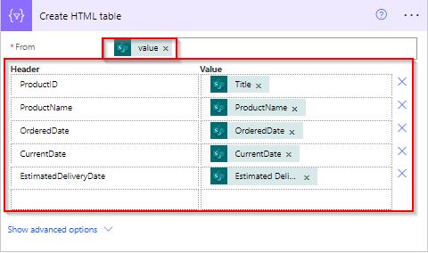 Odata filter query greater than or equal using flow