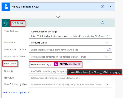 Odata filter query greater than or equal