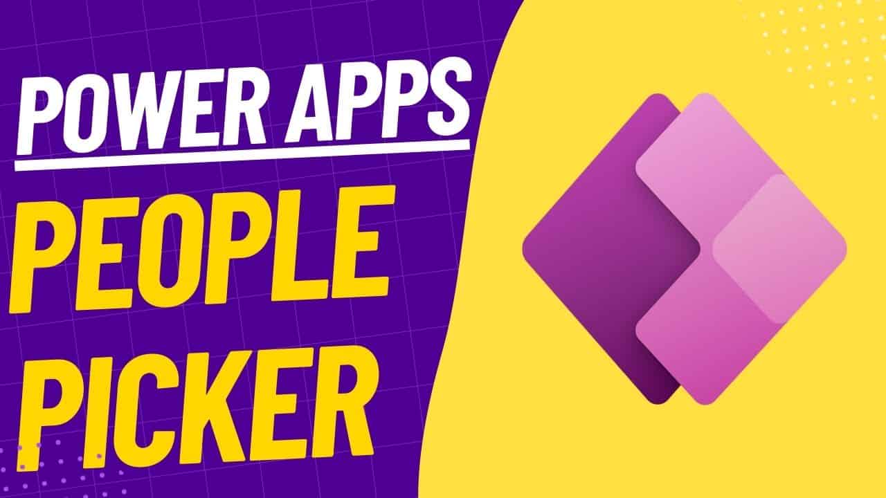 People Picker in Power Apps