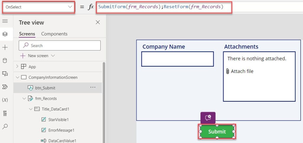 power apps attachment control