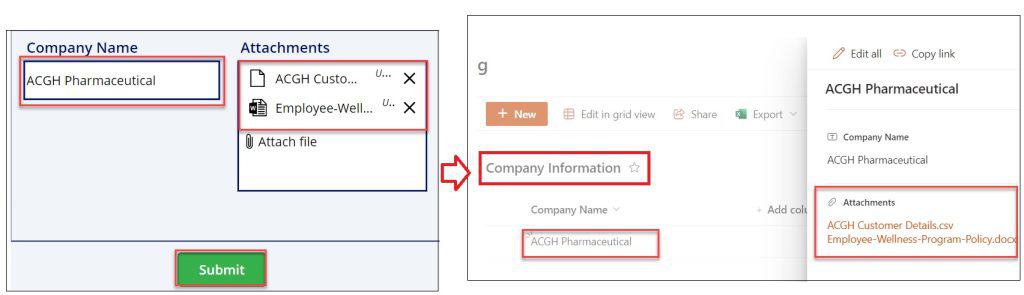 power apps attachment control to sharepoint list