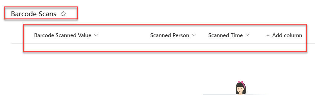 power apps barcode scanner sharepoint list