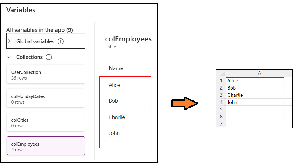 power apps copy table text  to clipboard