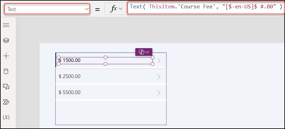 Power Apps Currency Format With Commas