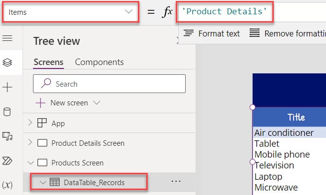 Power Apps Data Table Control vs Gallery Control