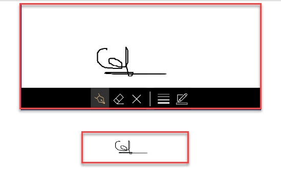 power apps digital signature