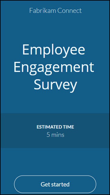 Power Apps Employee Engagement Survey