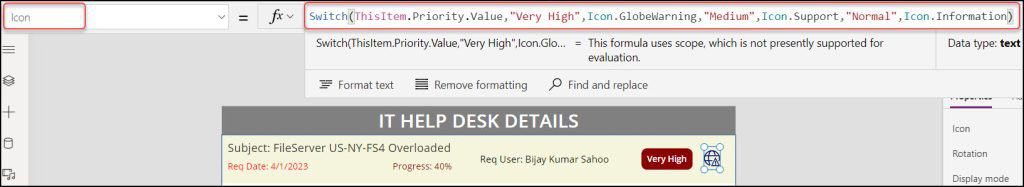 Power Apps Gallery Conditional Formatting With Icons