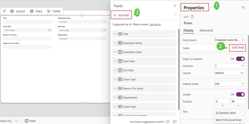 power apps modern form control general availability