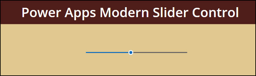 Power Apps Modern Slider Control