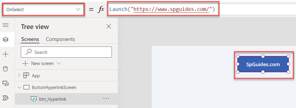 Power Apps Navigate to URL