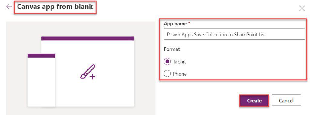 Power Apps Save Collection to SharePoint Online List