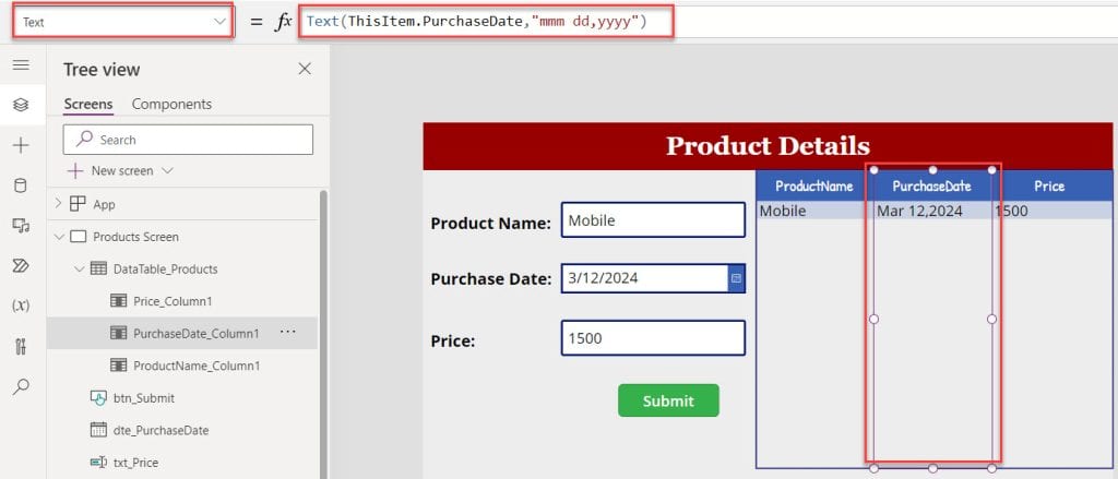 power apps text to number