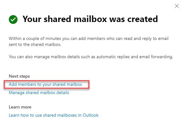 Power Automate connect to shared mailbox