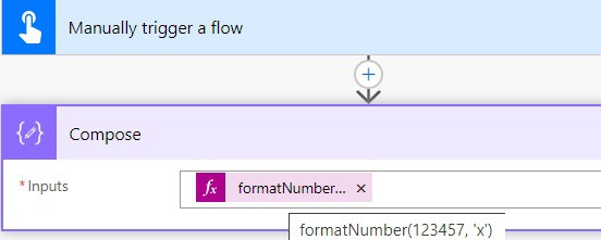 Power Automate convert number to hexadecimal 